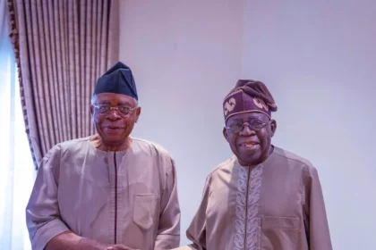 President Receives Gen. Danjuma at State House