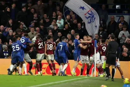 FA Fines Chelsea, West Ham After Mass Brawl At Stamford Bridge