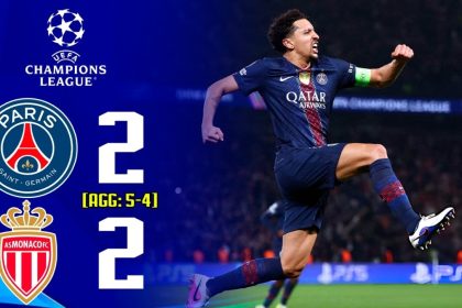 PSG Edge Monaco to Reach Champions League Last 16