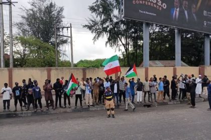 Demonstrators Gather in Maryland, Lagos, to Condemn Iran Military Action