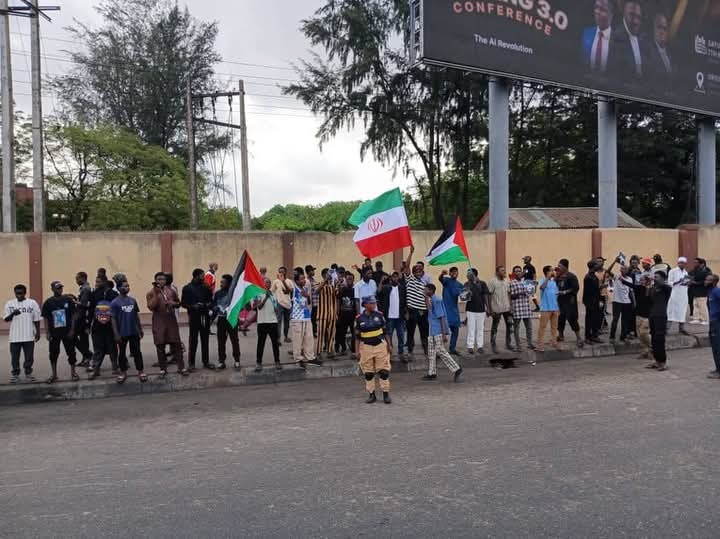 Demonstrators Gather in Maryland, Lagos, to Condemn Iran Military Action