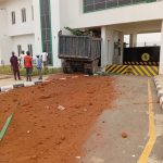 Truck Crashes Into Gombe Government House Gate