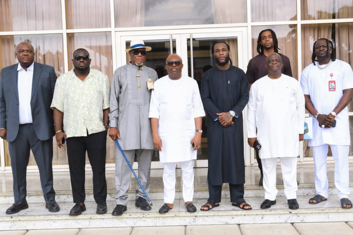Burna Boy Visits Fubara