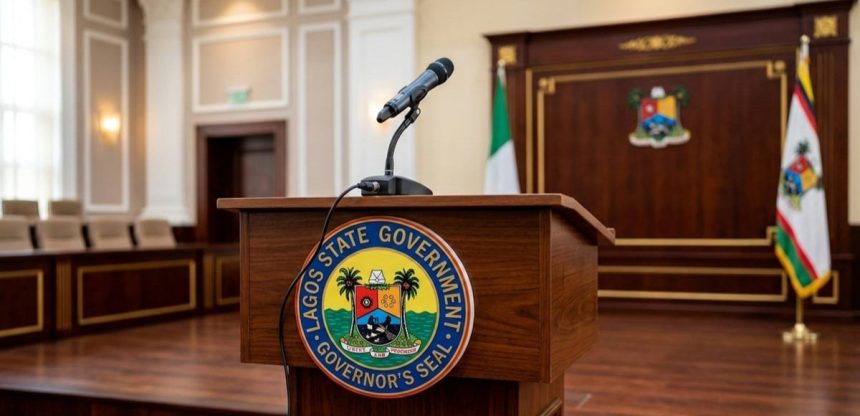 Illustration of the Seal of the Lagos State Governor