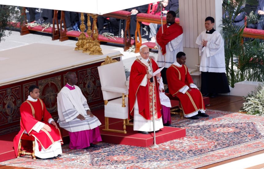Pope Leo XIV Urges Peace at Palm Sunday Mass