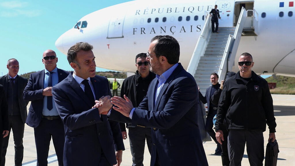 Macron Meets Cyprus, Greece Leaders as France Deploys Carrier