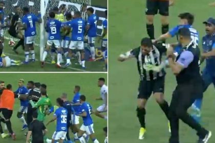 23 Players Sent Off After Cruzeiro, Atletico Mineiro Brawl