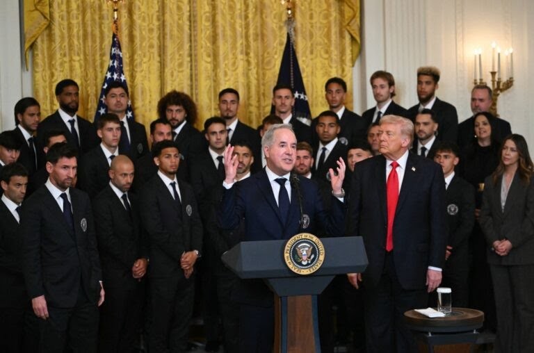 Messi, Inter Miami Honored by Trump at White House