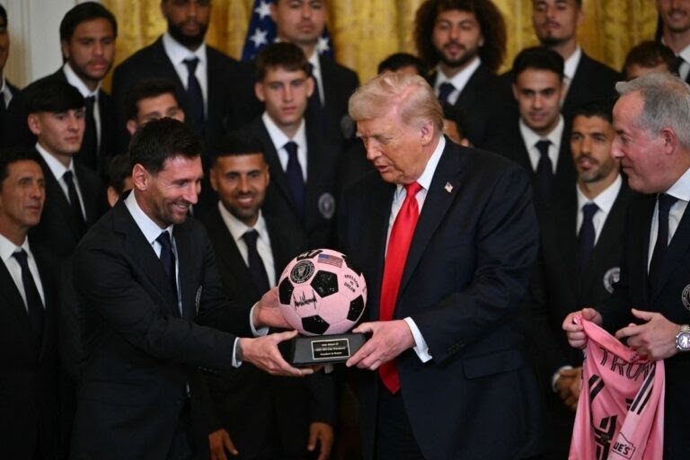 Messi, Inter Miami Honored by Trump at White House