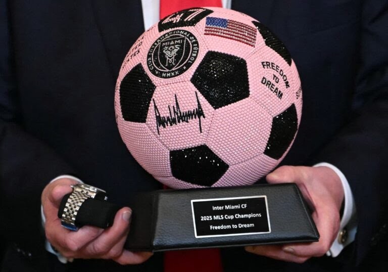 Messi, Inter Miami Honored by Trump at White House