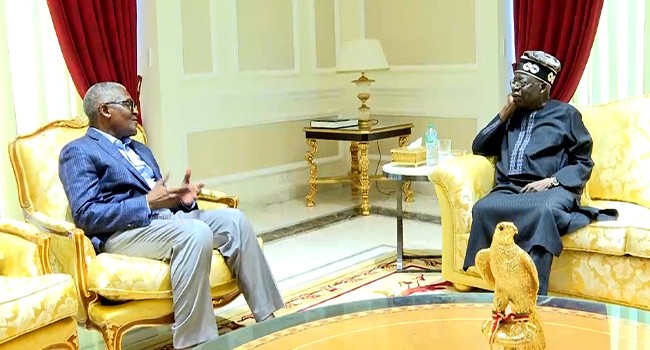 Dangote Praises Tinubu’s UK Visit Amid Oil Market Risks