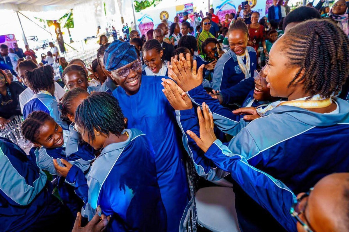 Sanwo-Olu Hosts Young Champions After Medal Sweep in Doha
