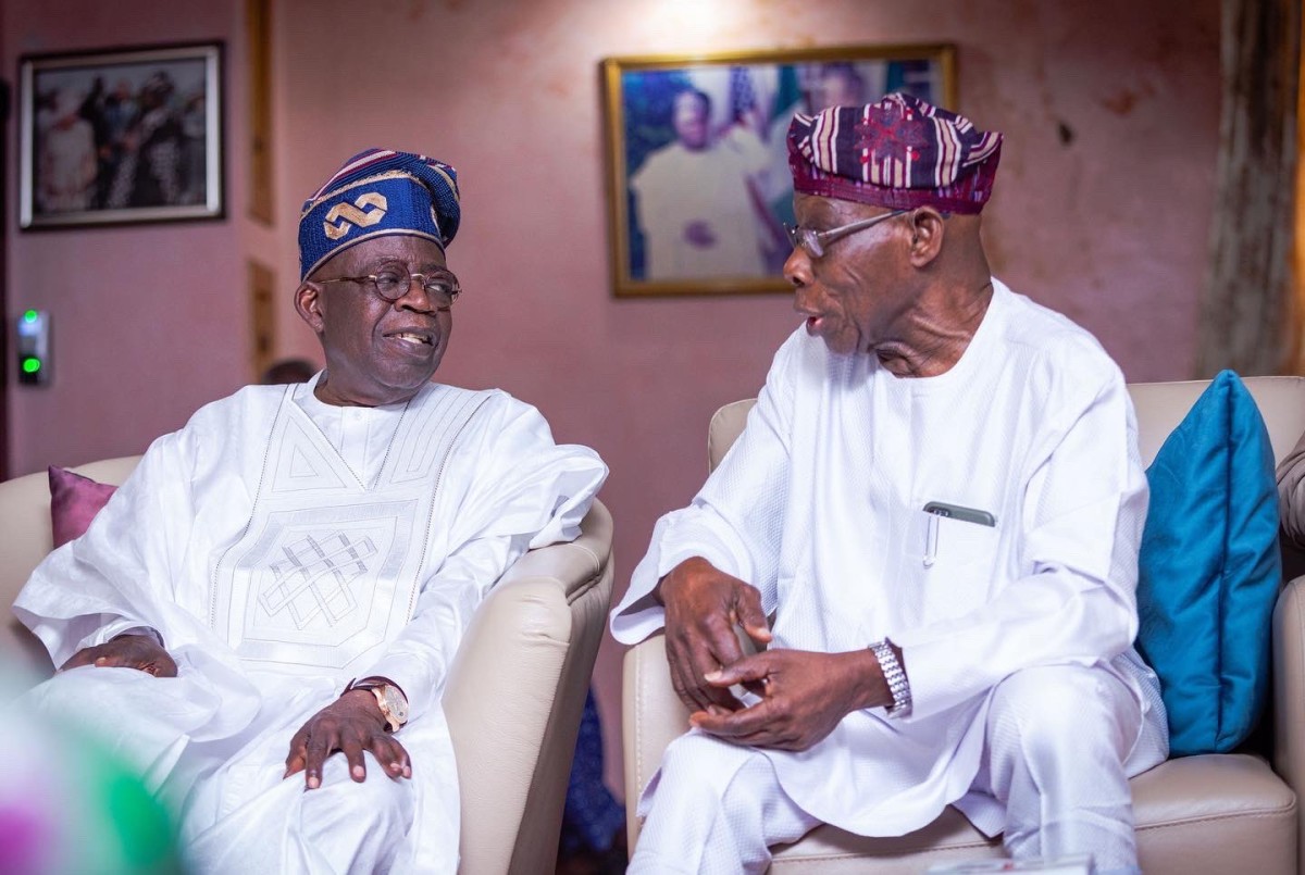 Tinubu Celebrates Obasanjo At 89, Praises His National Service