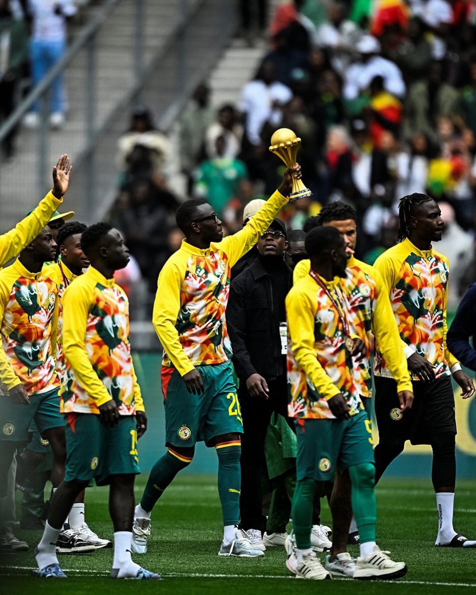 Senegal Parade AFCON Trophy Despite Title Loss