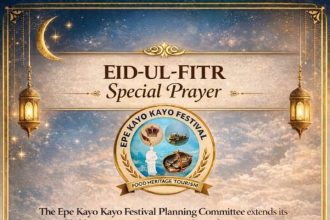 Epe Kayo Kayo Festival Committee Felicitates with Muslims on Eid-ul-Fitr