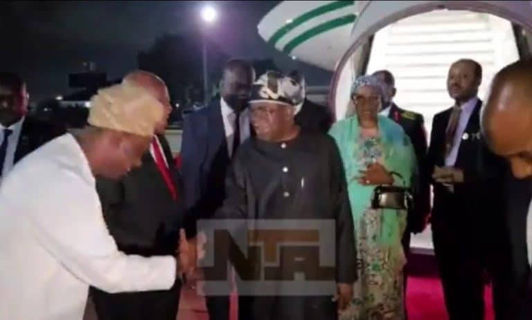 Tinubu, First Lady Return To Nigeria After UK State Visit Ahead of Ramadan Celebrations