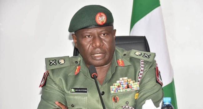 Insurgency Won’t End Without Locals' – CDS Oluyede