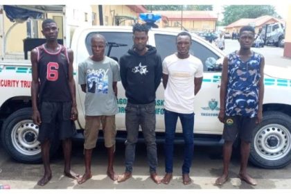 Lagos Taskforce Arrests Five Suspected ‘Omotaku’ Hoodlums
