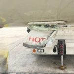 Jet Blast Damages Aircraft at Lagos Airport