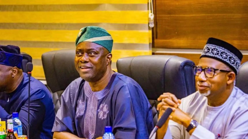 Oyo State governor, Seyi Makinde and Bauchi State governor, Bala Mohammed