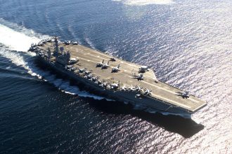 US Aircraft Carrier Gerald R. Ford Pulls Out of Iran War Zone for Emergency Repairs