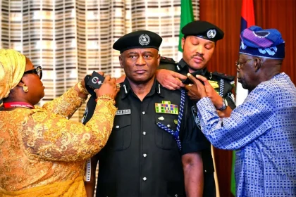 Tinubu Swears In Disu as 23rd Inspector-General of Police