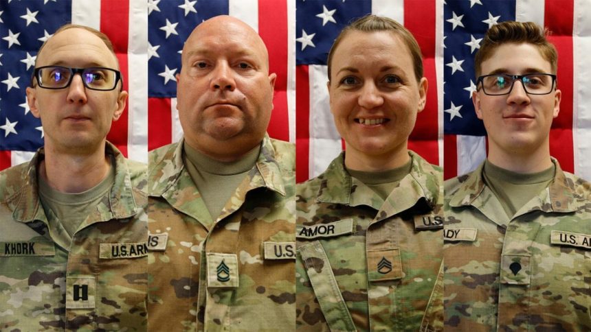 Pentagon Names Four U.S Soldiers Killed in Kuwait Drone Strike