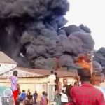 Properties Destroyed as Fire Engulfs Nigerian Breweries Area in Aba