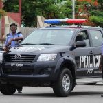 Nigeria Police officers on duty