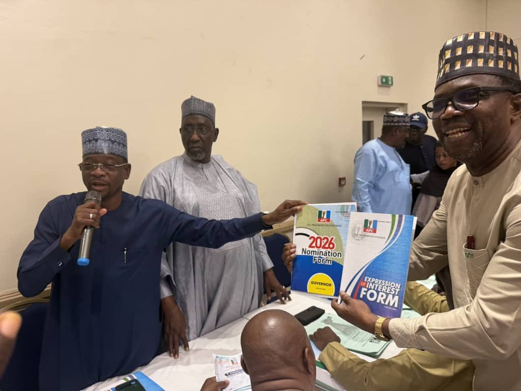 PHOTOS: Yayi Picks Ogun APC Governorship Form