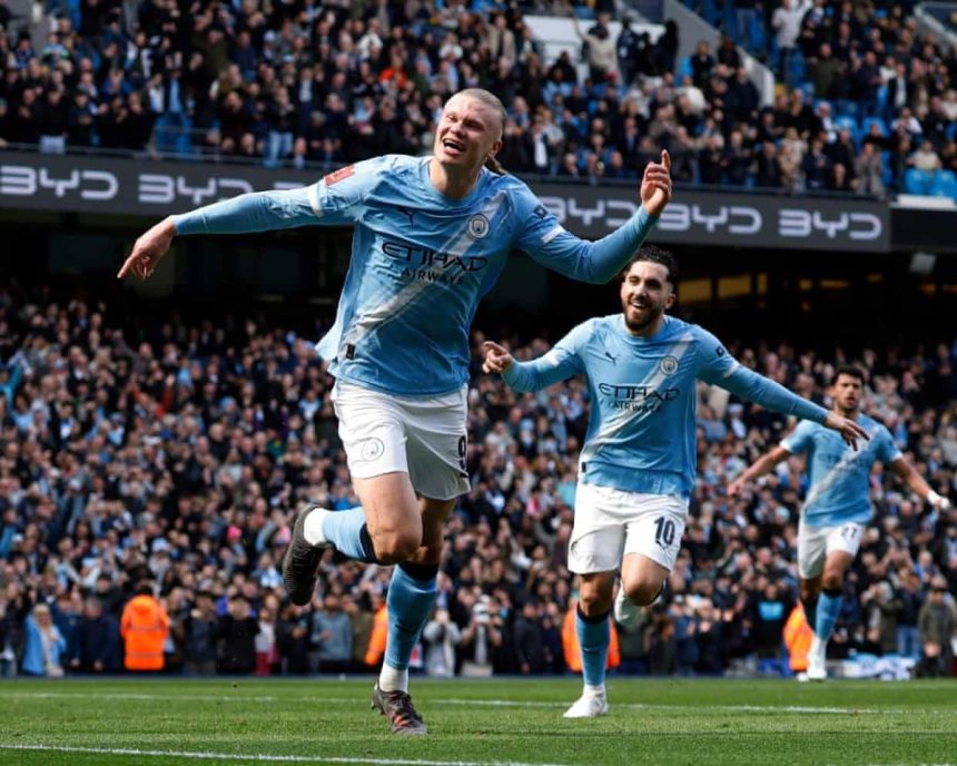 Haaland Hat-Trick Sends Man City Into FA Cup Semis