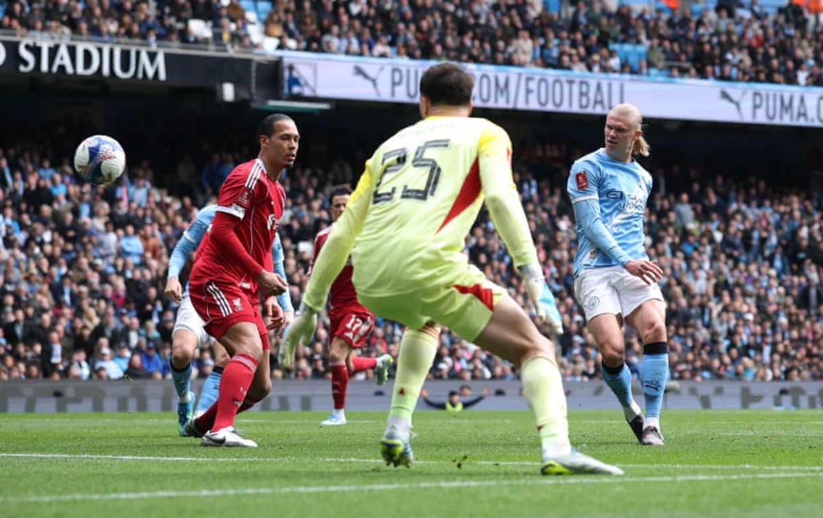 Haaland Hat-Trick Sends Man City Into FA Cup Semis