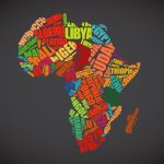 An illustration of Africa's map