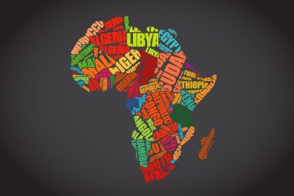 An illustration of Africa's map