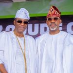 Former Ogun State governor, Senator Gbenga Daniel, and Governor Dapo Abiodun