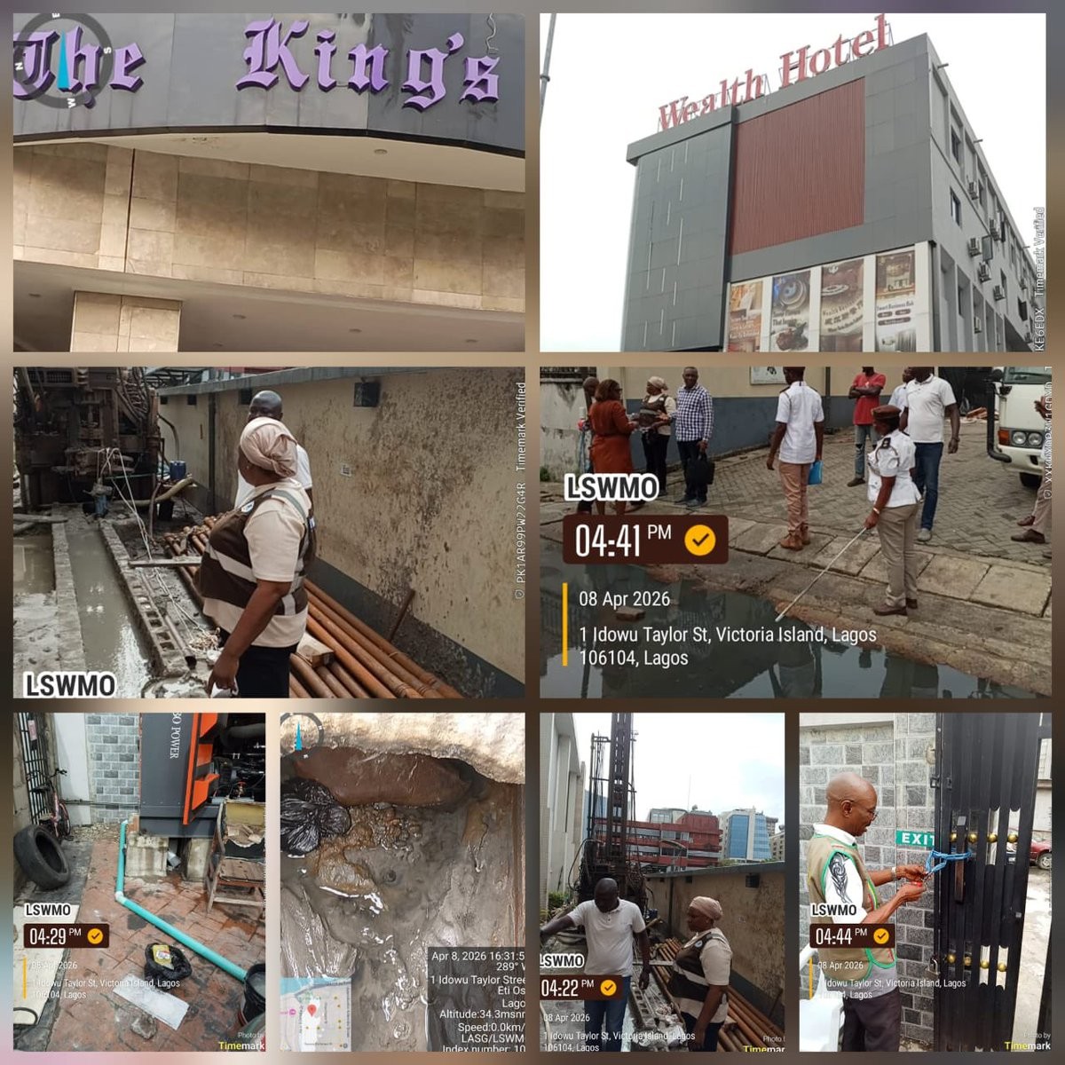 Wealth Hotel, Kings Court Sealed for Environmental Offences in Lagos