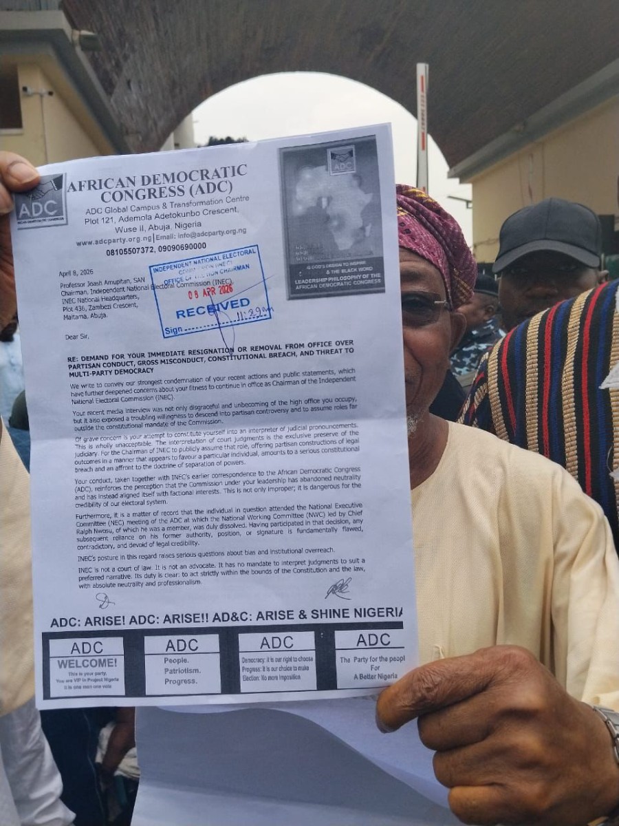 ADC vs INEC: Major Points Raised in Party’s Letter