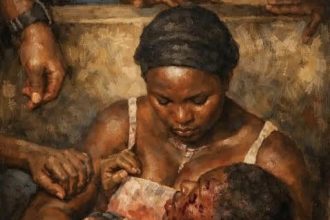 Mother Places Cutlass In Son’s Coffin
