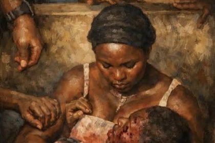 Mother Places Cutlass In Son’s Coffin