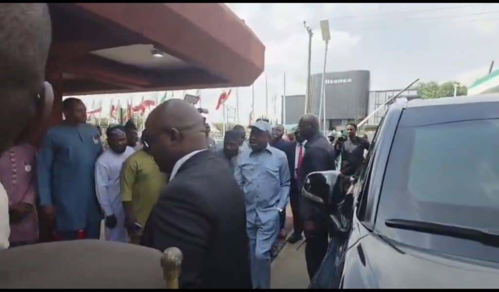 Wike Arrives PDP Headquarters