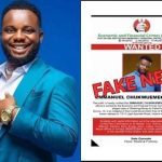 EFCC Debunks Viral "Wanted" Poster of Comedian Sabinus, Labels It Fake News