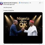 'Join Us Now' – NDC Urges Obi, Kwankwaso To Defect Ahead Of 2027