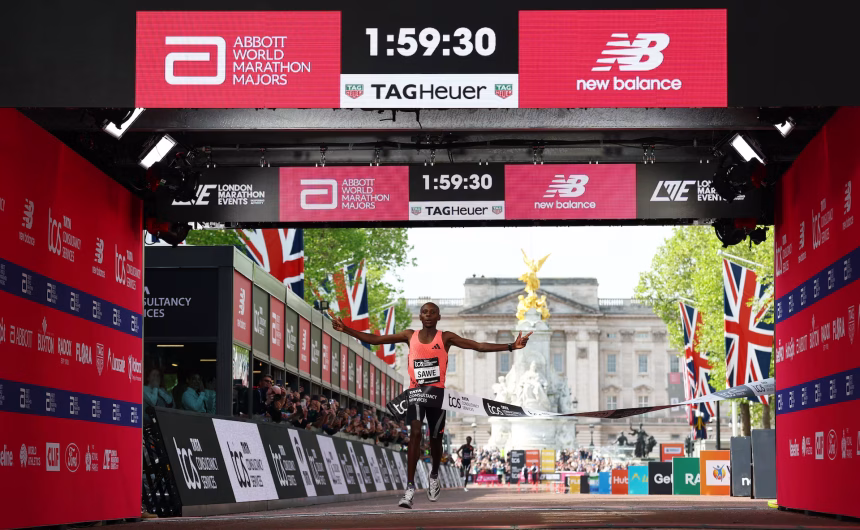 Sawe Breaks Two Hour Marathon Barrier in London