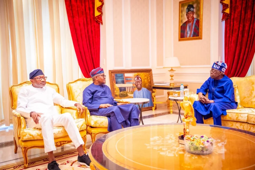 Tinubu Meets Otedola, Dangote on Economy