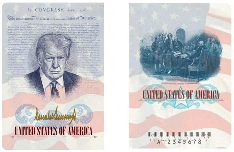 US to Issue Limited Trump-Themed Passports - 250th Anniversary