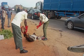 One Dead as Motorcycle Collides with Truck in Ogun