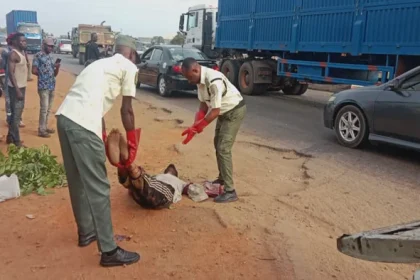 One Dead as Motorcycle Collides with Truck in Ogun