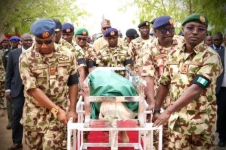 Army Buries Soldiers Killed in Borno