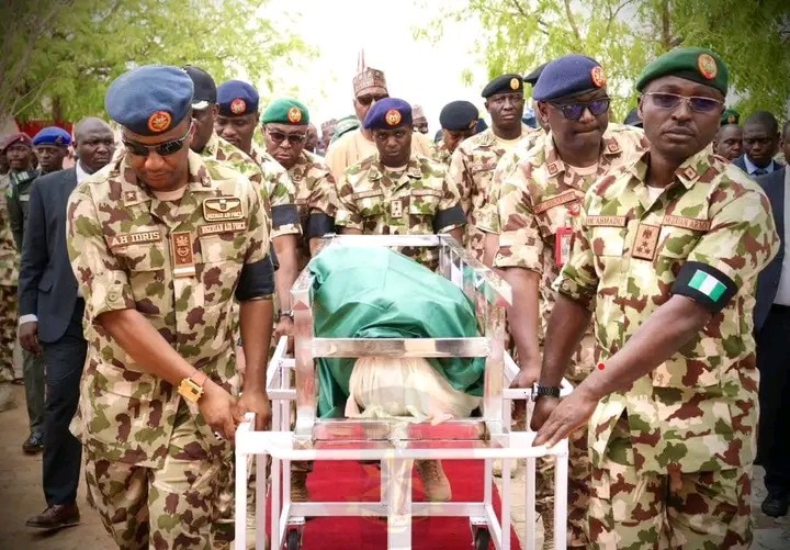 Army Buries Soldiers Killed in Borno