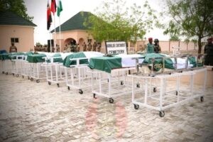 Army Buries Soldiers Killed in Borno